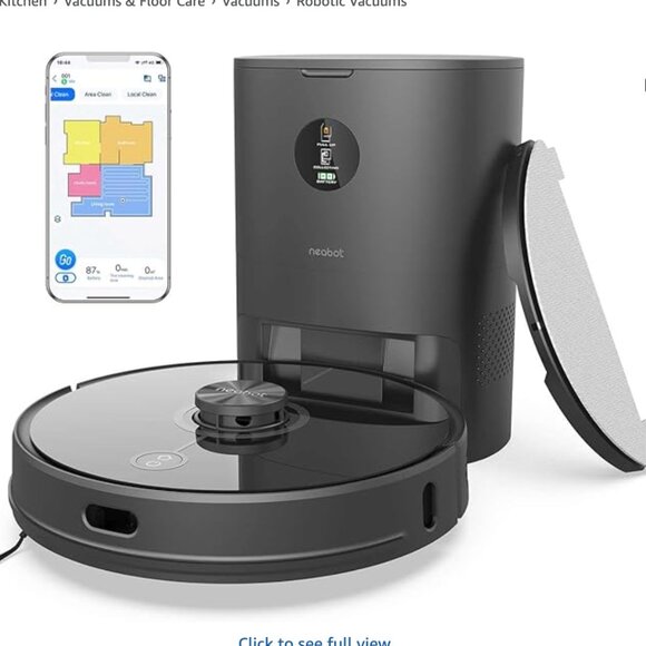 Neabot N2 Robot Vacuum & Mop 3 in 1 Self-Emptying Compatible with Alexa, Google - Picture 1 of 8